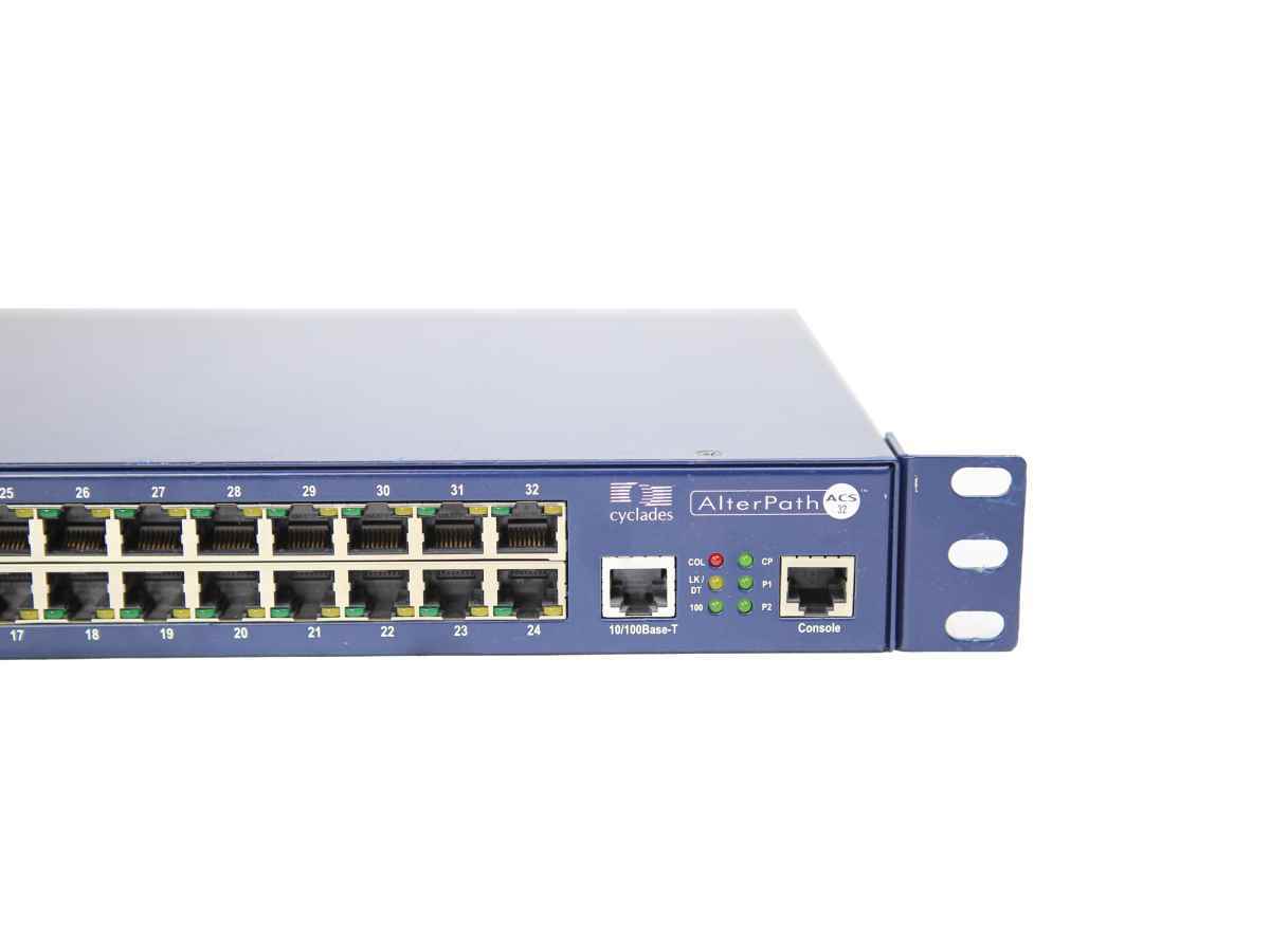 Cyclades AlterPath ACS32 32-Port RJ-45 Console Server Dual PSU Cyclades AlterPath ACS32 32-Port RJ-45 Console Server Dual PSU