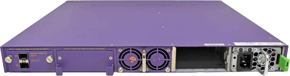 Extreme Summit X460-48t 16402 48-Port RJ-45 GE Switch 4x 1G SFP +Network Module 1x PSU