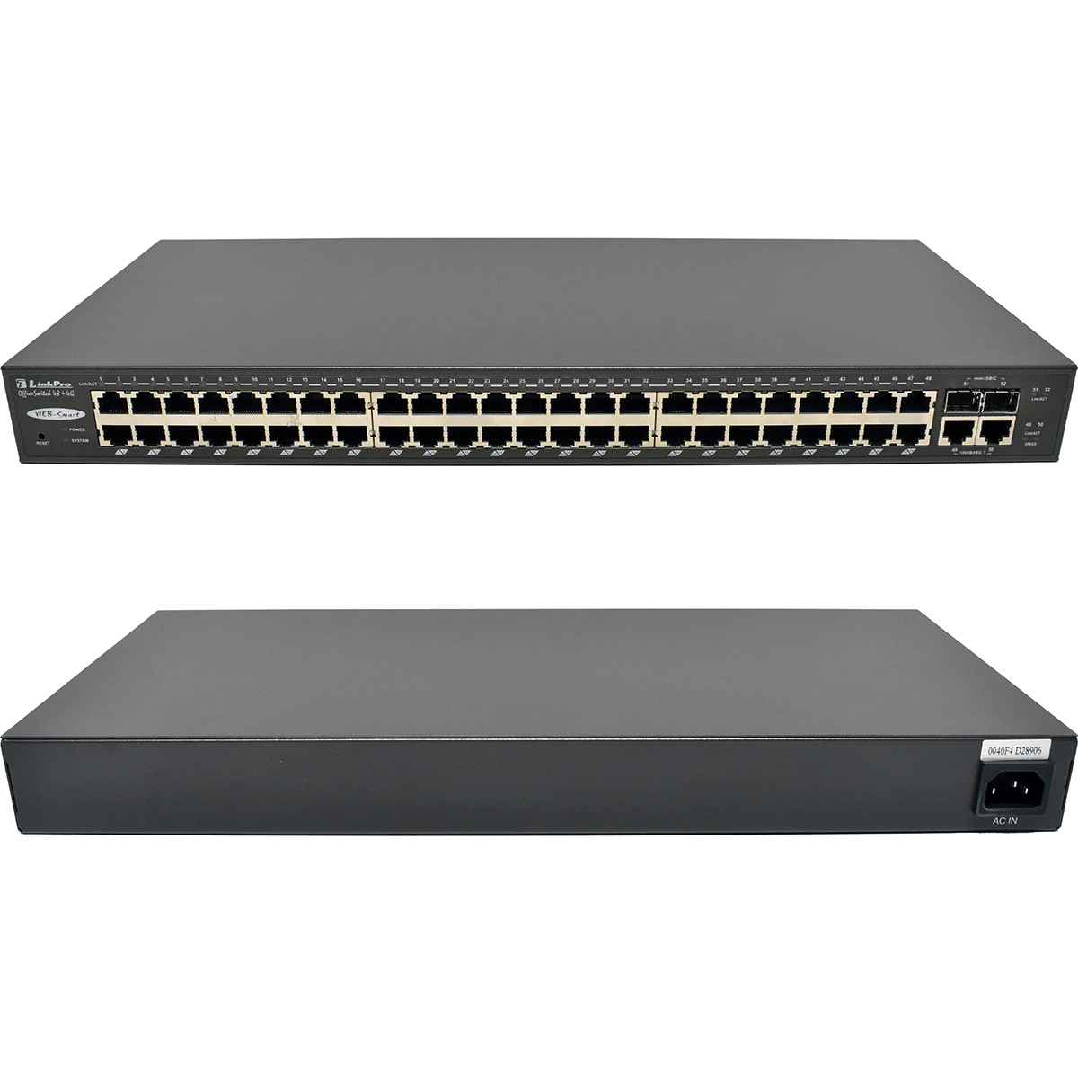 LinkPro Web-Smart Office Switch 48+4G SH-77484GS 50-Port RJ-45 GE Switch 2x 1G SFP