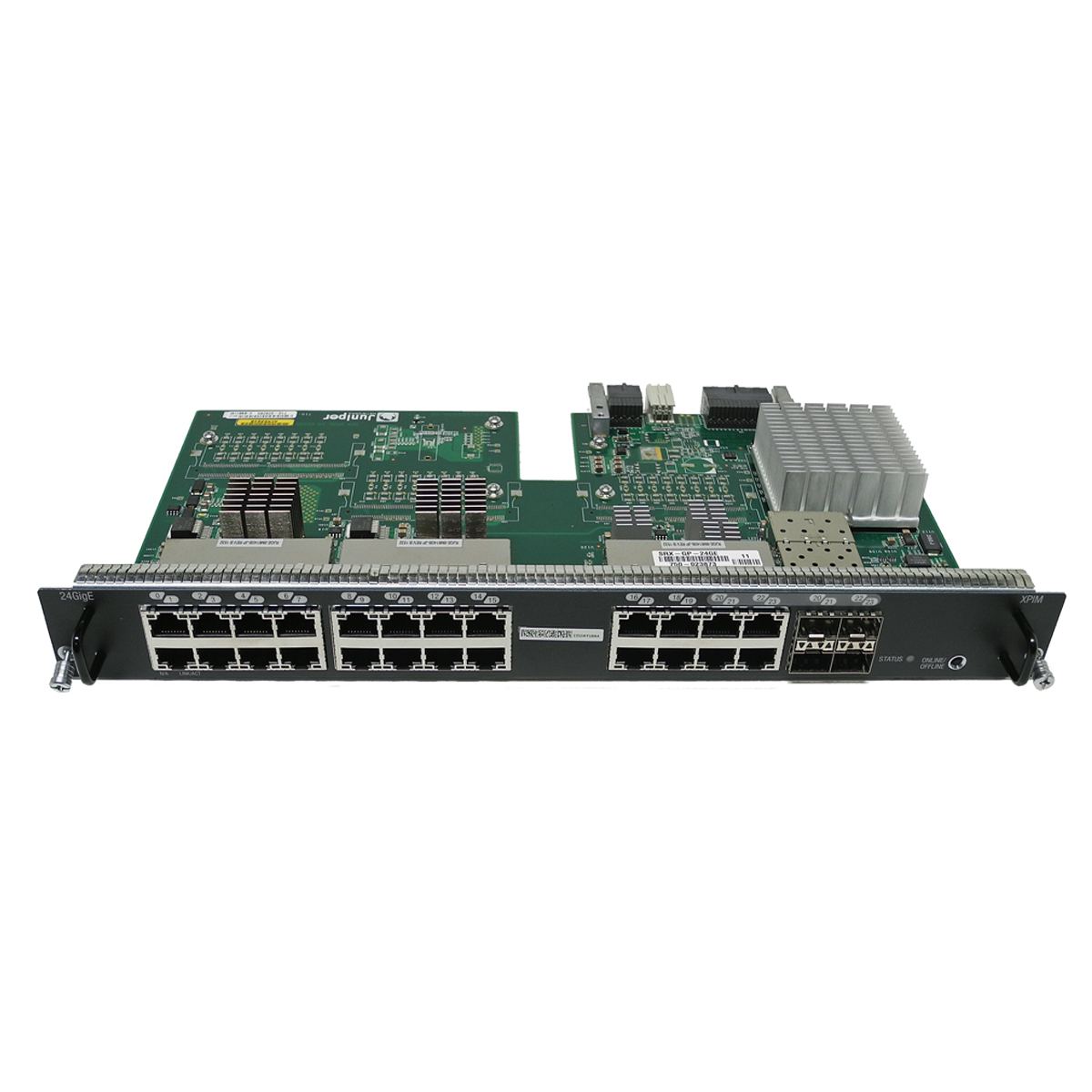 Juniper SRX-GP-24GE 24-Port GbE Module for SRX550 SRX650 Services Gateway Juniper SRX-GP-24GE 24-Port GbE Module for SRX550 SRX650 Services Gateway