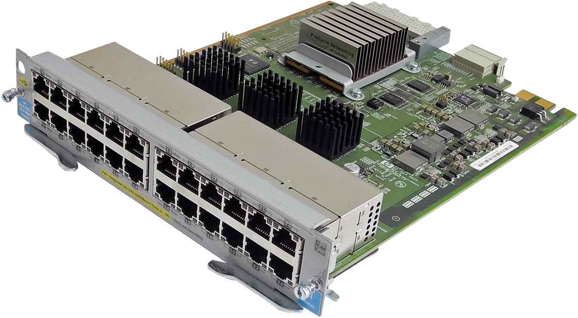 HP J9534A Gig-T PoE+ v2 zl Module for E5400/8200 zl Series Switches PN 5064-2002