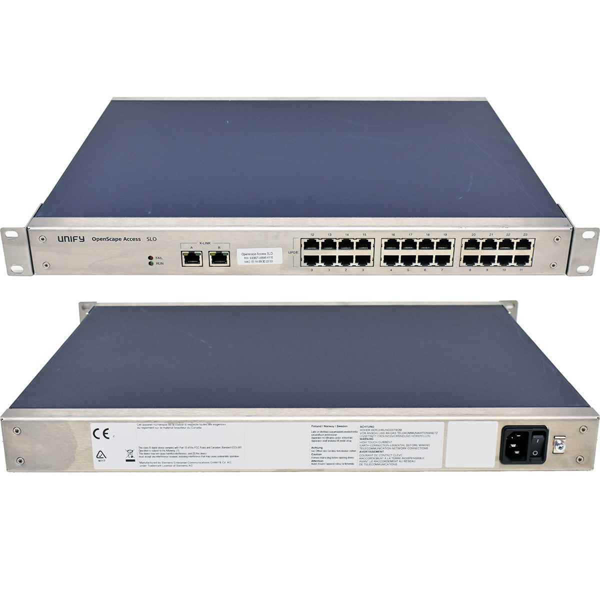 Unify OpenScape Access SLO S30807-U6648-X110 24-Port Unify OpenScape Access SLO S30807-U6648-X110 24-Port