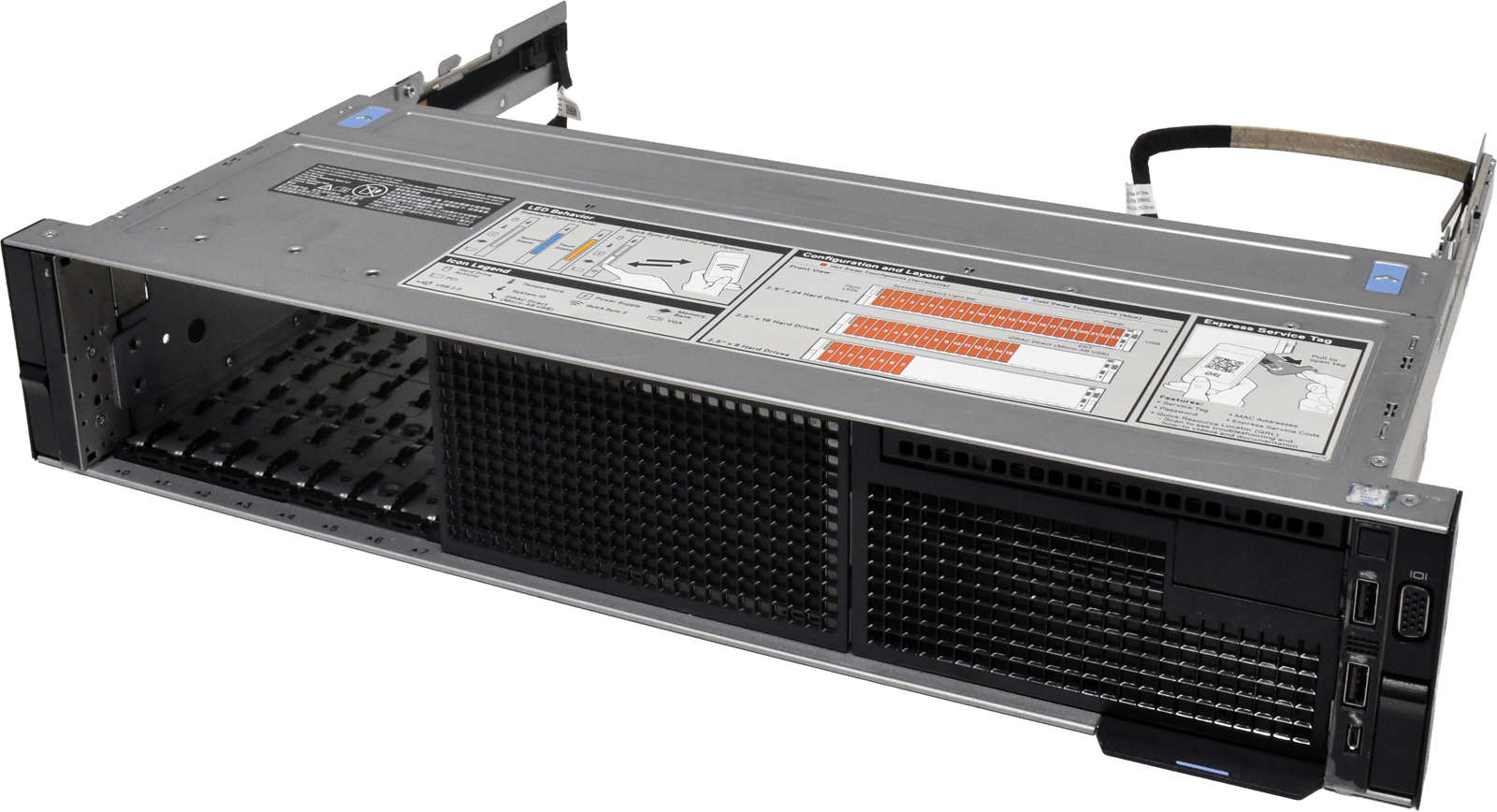 Dell-PowerEdge-R740xd-Front-Panel-Cage-Chassis-8x-005.jpg Dell PowerEdge R740xd Front Panel Cage Chassis 8x 2,5 SFF VGA 2x USB iDrac micro USB