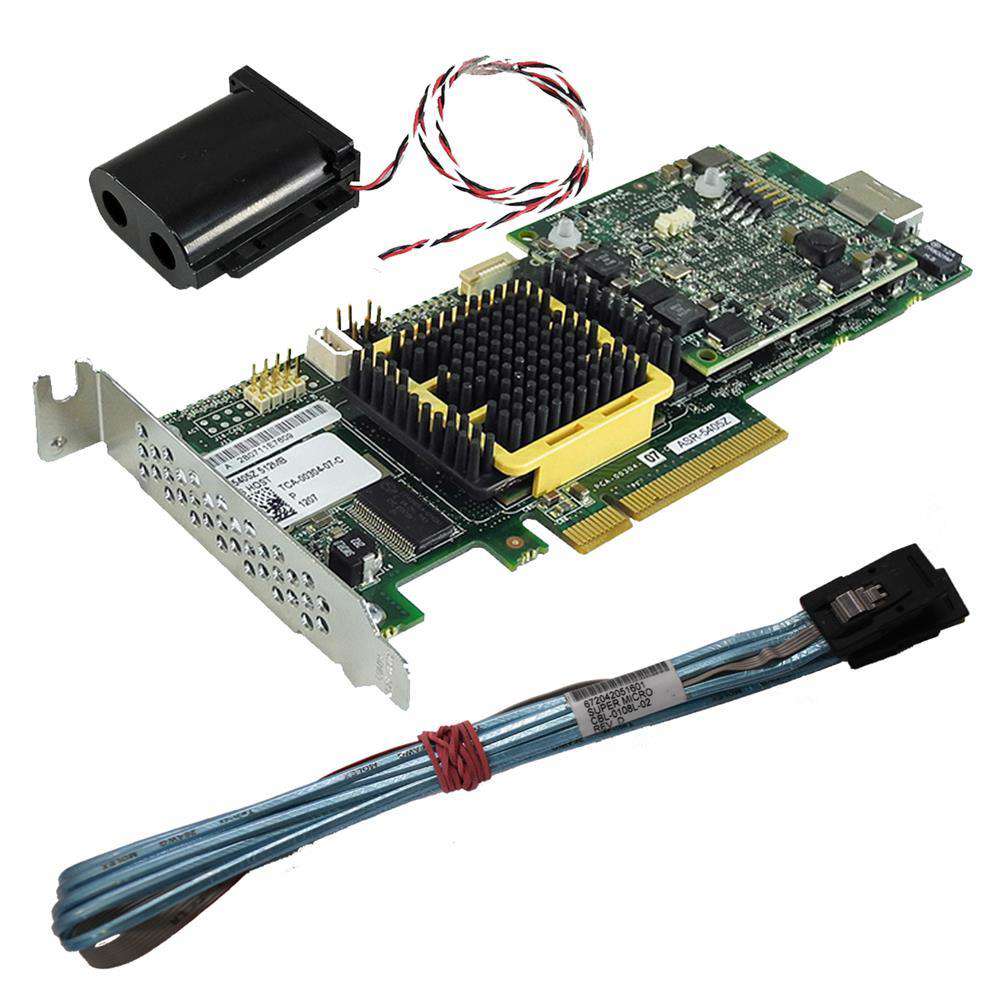 Adaptec-ASR-5405Z-SAS-SATA-RAID-Controller-BBU-ZMM-001.jpg Adaptec ASR-5405Z SAS/SATA RAID Controller + BBU ZMM-100CC + Kabel #2 Low Profile