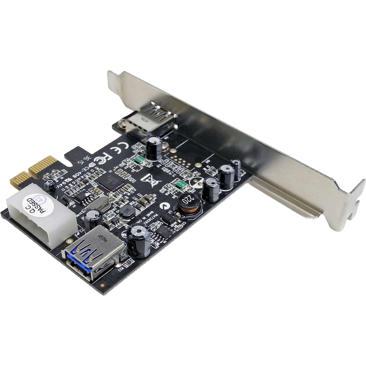 Sunrich-U-720-2-Port-USB-3-0-PCIe-x1-Adapter-Card-006.jpg Sunrich U-720 2-Port USB 3.0 PCIe x1 Adapter Card for Fujitsu Primergy TX150