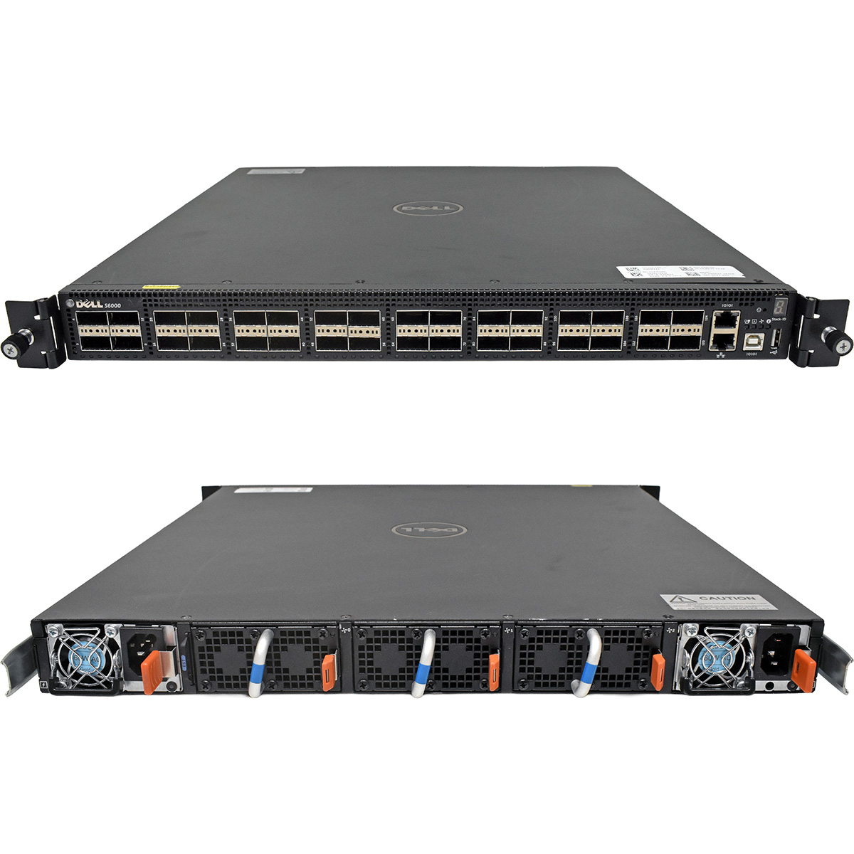 Dell Networking Switch S6000 03GP5T 32-Ports QSFP+ 10/40GbE Layer 2 No OS 2x PSU +Rack Ears Dell Networking Switch S6000 03GP5T 32-Ports QSFP+ 10/40GbE Layer 2 No OS 2x PSU +Rack Ears