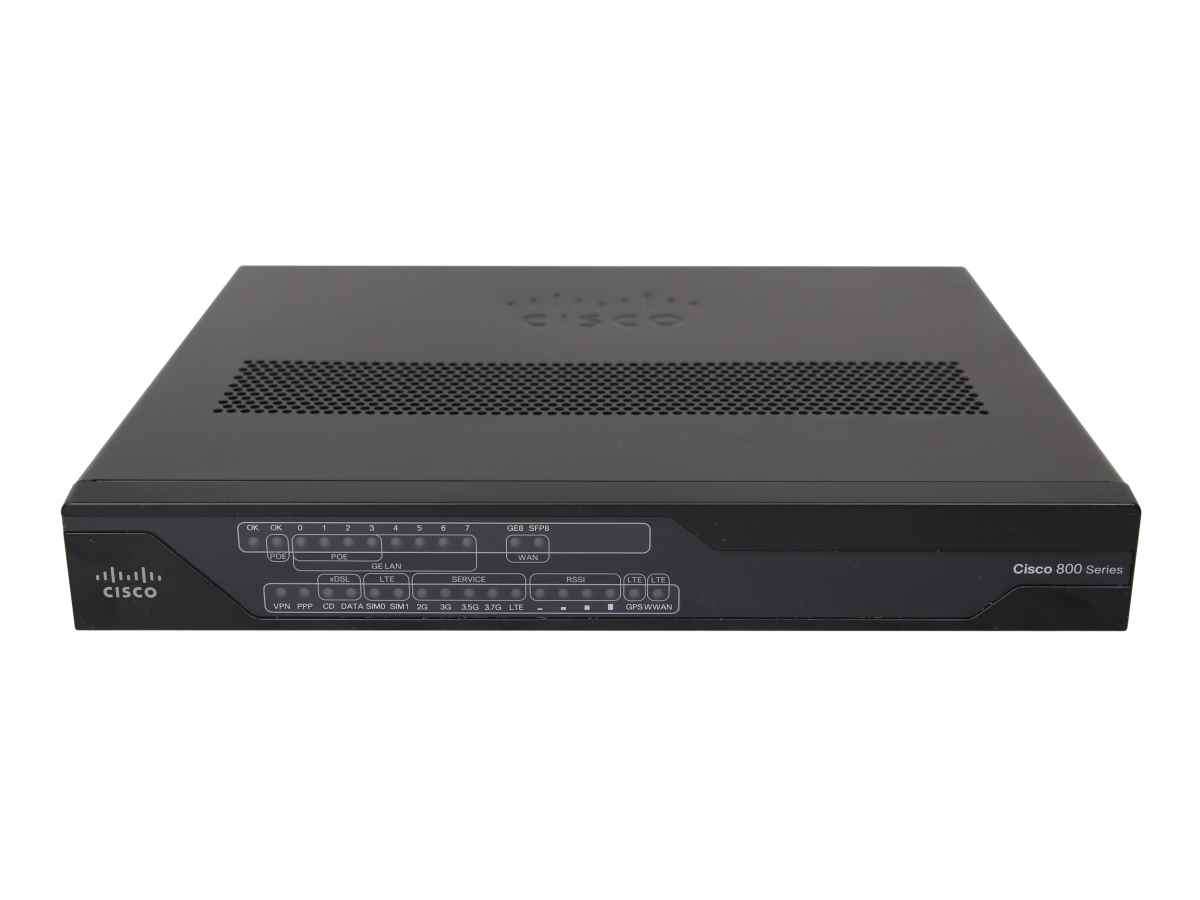 Cisco-C898EAG-LTE-GA-K9-8-Port-4xPoE-GE-Integrated-001.jpg Cisco C898EAG-LTE-GA-K9 8-Port (4xPoE) GE Integrated Services Router 1x 1G SFP