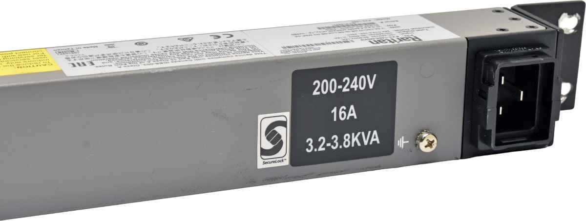Raritan PX3-1486-M5K9 Power Distribution Unit PDU 3.8kVA 16A 24x C13 +Rack Ears