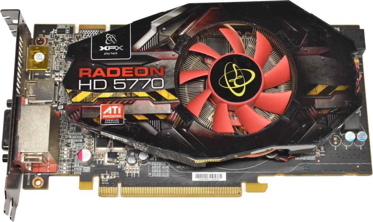 XFX HD-577X-ZN HD-577X-ZNFC AMD ATI Radeon HD 5770 Graphics Card Juniper 1GB GDDR5 PCIe 2.0 x16 HDMI DP 2x DVI FP