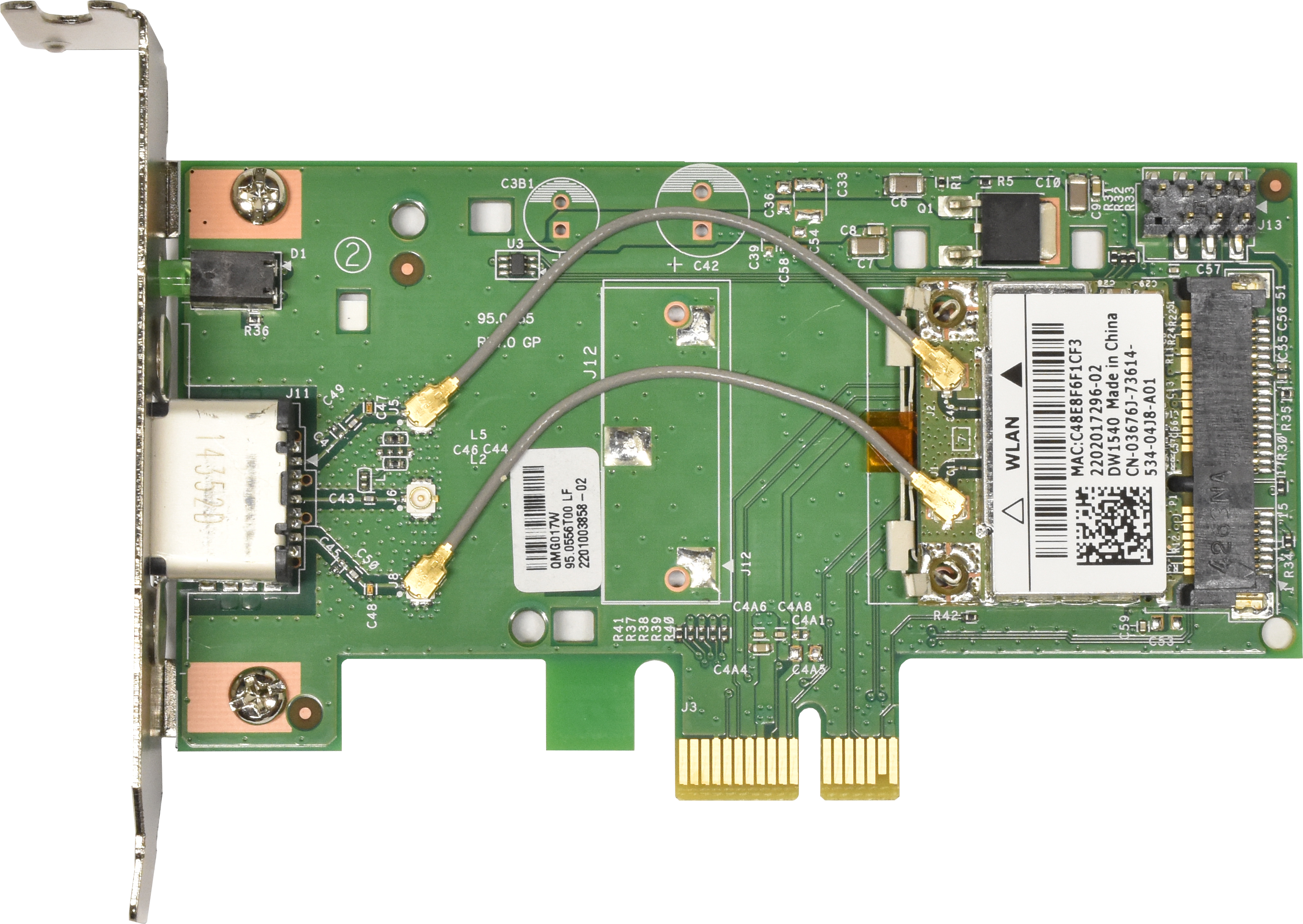 Dell Broadcom CN-0H04VY BCM943228HM4L PCI Wireless Adapter Card 0H04VY LP