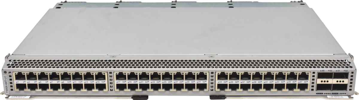 Arista DCS-7316 Line Card Module 7300X-64T-LC 48-Port 10GE RJ-45 4x 40G QSFP+ Arista DCS-7316 Line Card 7300X-64T-LC 48-Port 10GE RJ-45 4x 40G QSFP+