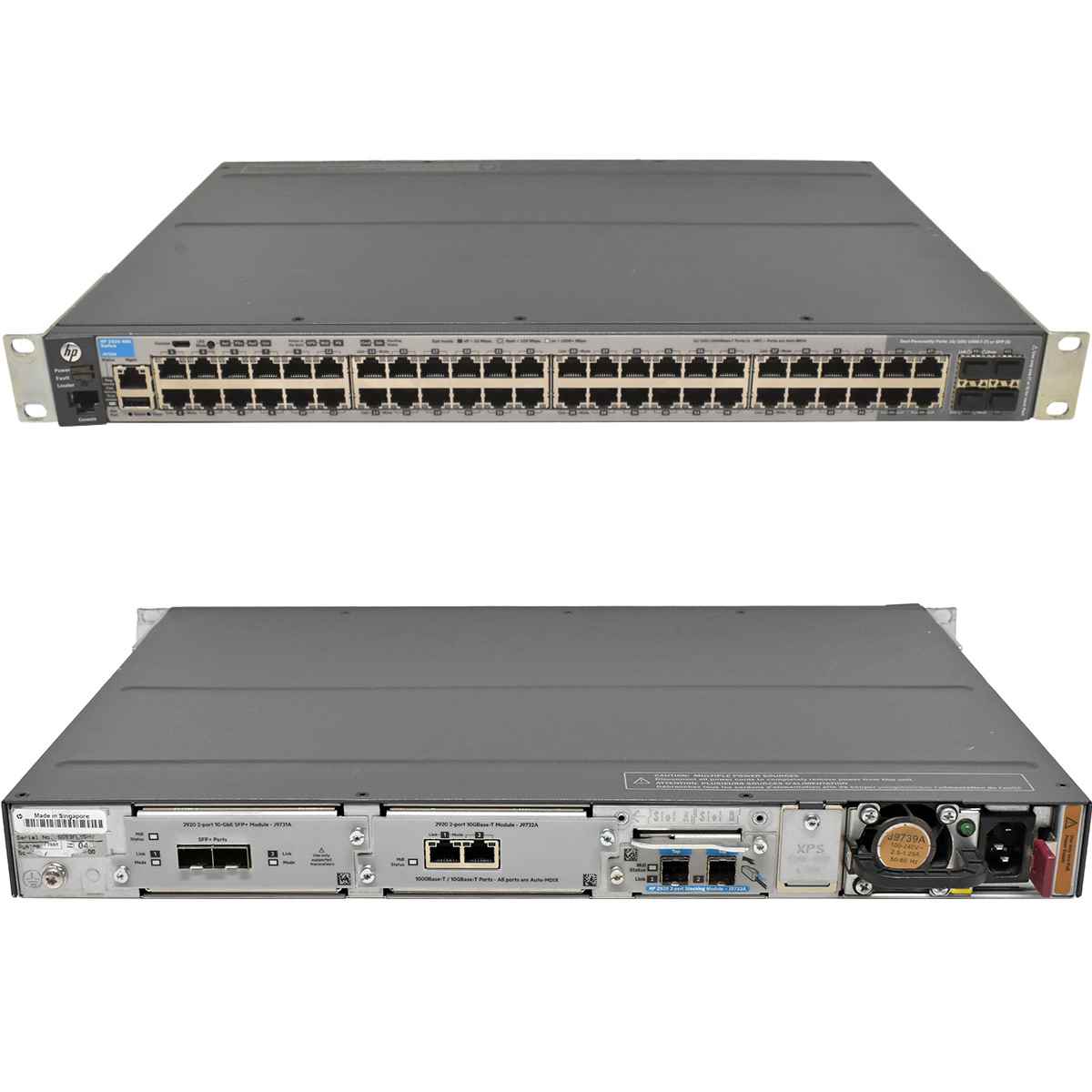 HP 2920-48G J9728A 48-Port stackable GE Switch 4x SFP +Module J9731A J9732A J9733A HP 2920-48G J9728A 48-Port stackable GE Switch 4x SFP +Module J9731A J9732A J9733A