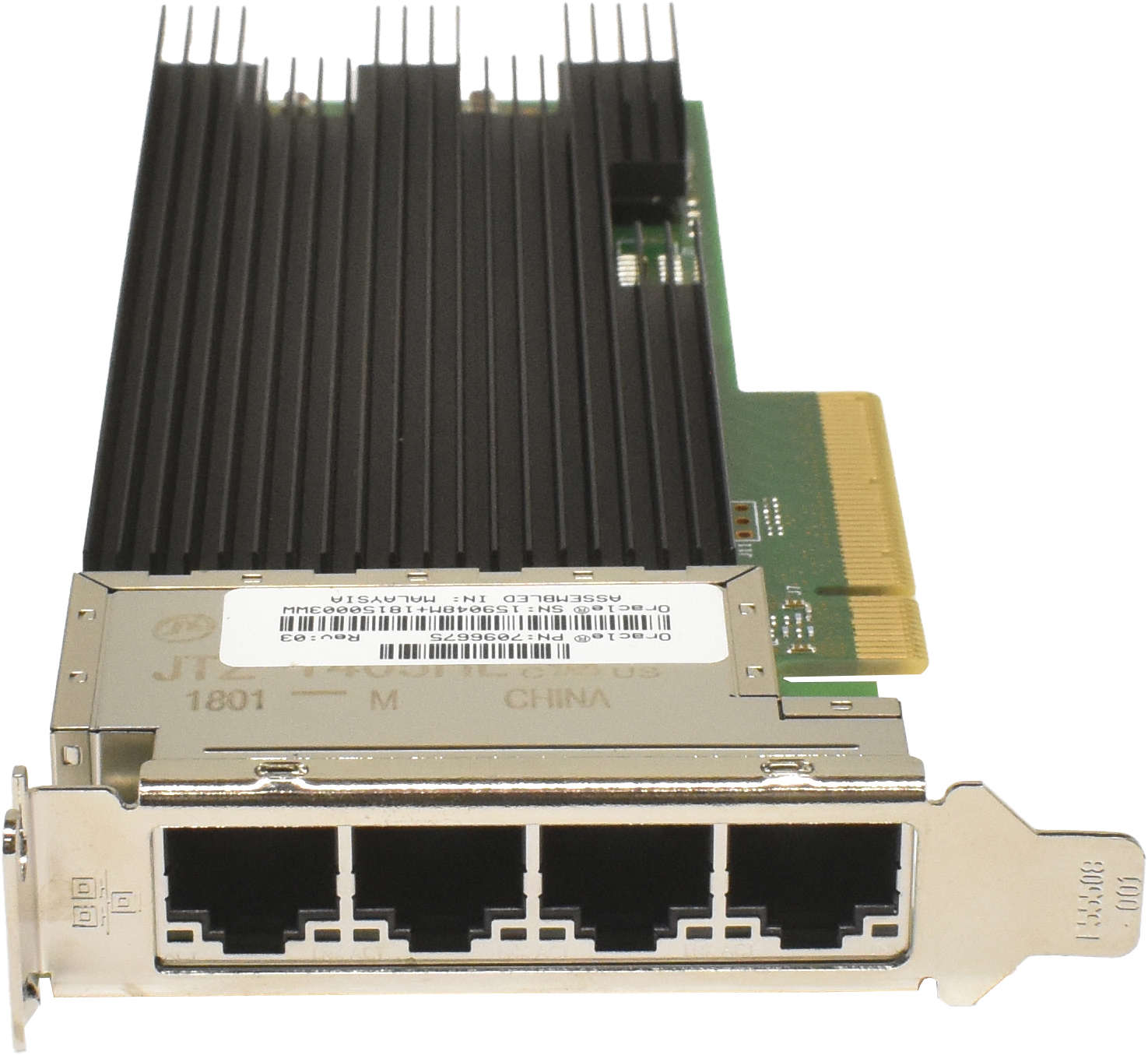Oracle 7096675 H64848 Quad-Port 10Gb RJ-45 Netzwerkkarte LP