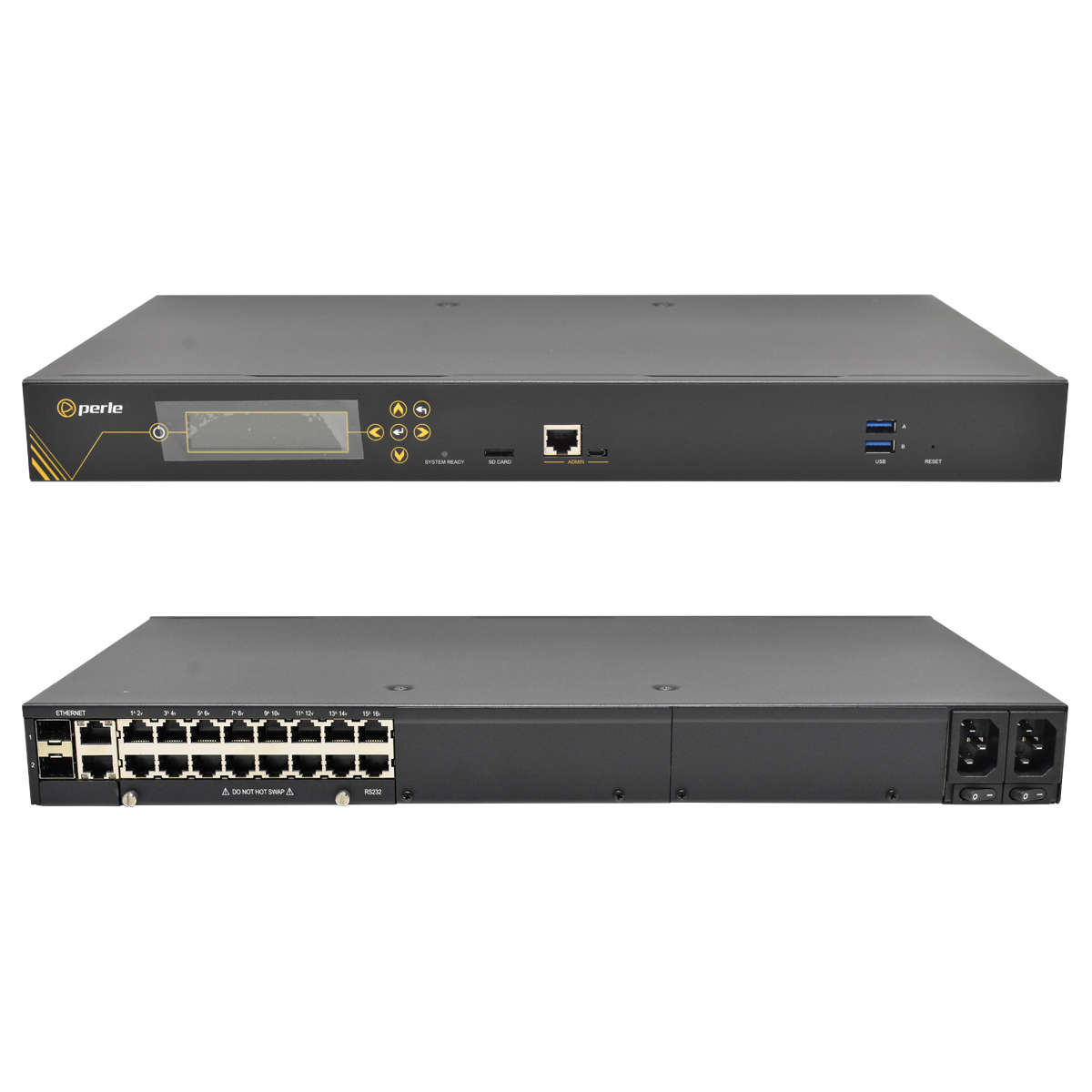 Perle-IOLAN-SCG18-R-04032830-16-Port-RS232-RJ-45-C-001.jpg Perle IOLAN SCG18 R 04032830 16-Port RS232 RJ-45 Console Server