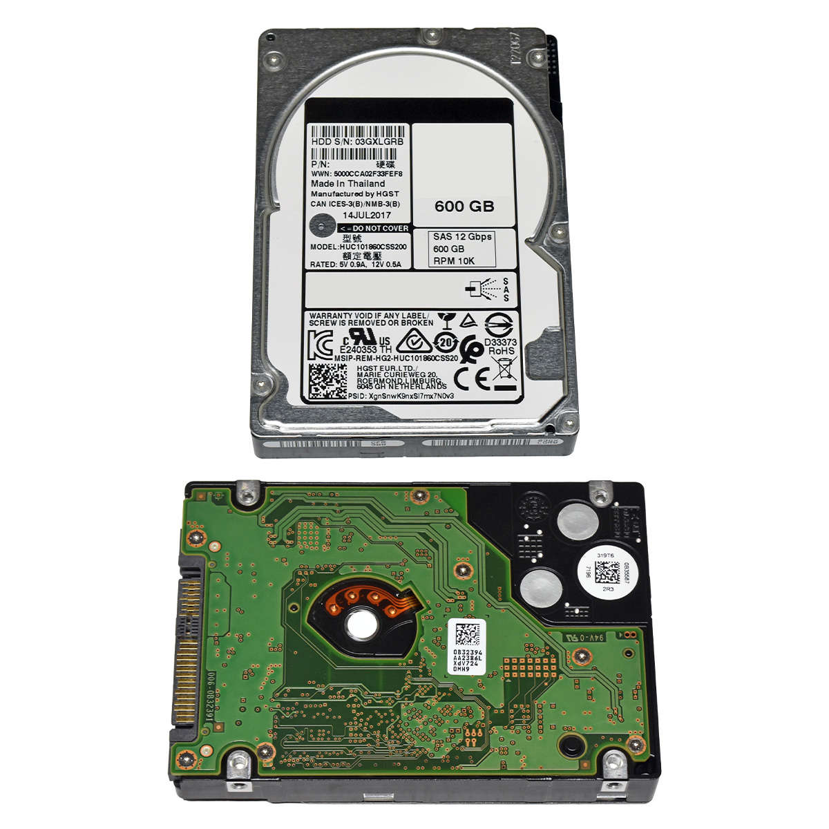 HGST-600GB-2-5-10K-128MB-Cache-12G-SAS-SED-HDD-HUC-006.jpg HGST 600GB 2.5" 10K 128MB Cache 12G SAS SED HDD HUC101860CSS200