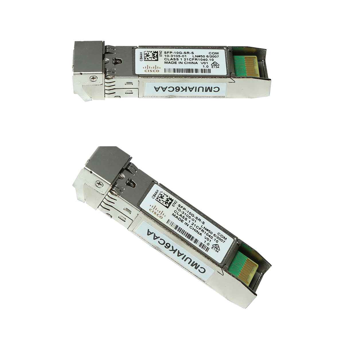 Cisco GBIC SFP-10G-SR-S SR SFP+ 10GB Transceiver Module 10-3105-01 Cisco GBIC SFP-10G-SR-S SR SFP+ 10GB Transceiver Module 10-3105-01
