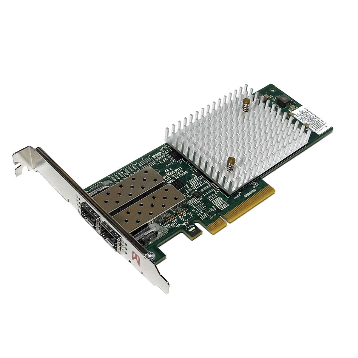 Brocade-18602-Dual-Port-16Gb-FC-SFP-PCIe-x8-Networ-001.jpg Brocade 18602 Dual Port 16Gb FC SFP+ PCIe x8 Network Adapter 80-1006042-02 FP