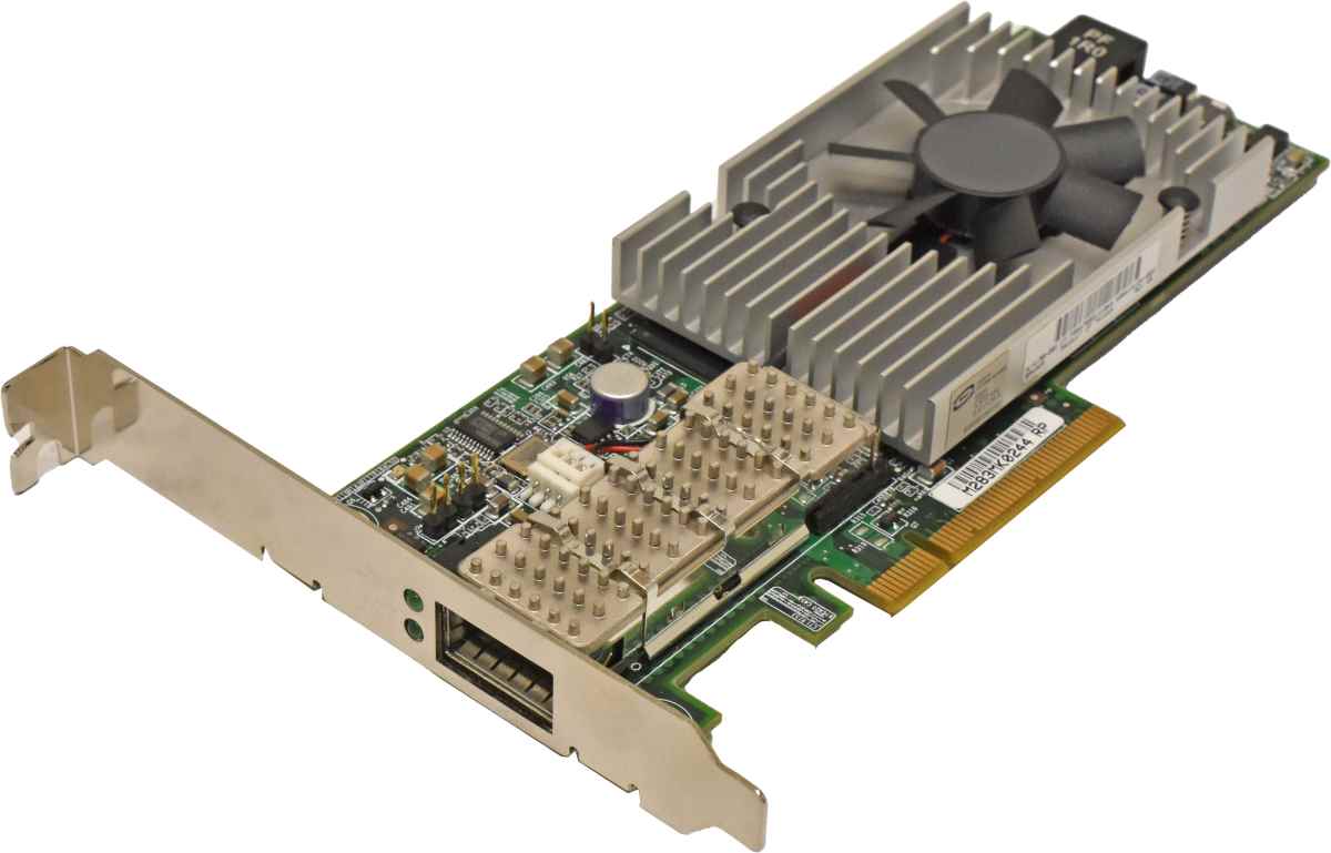 HP NC-510F 414158-001 10 Gbit PCIe x8 QSFP Infiniband Network Adapter HP NC-510F 414158-001 10 Gbit PCIe x8 QSFP Infiniband Network Adapter