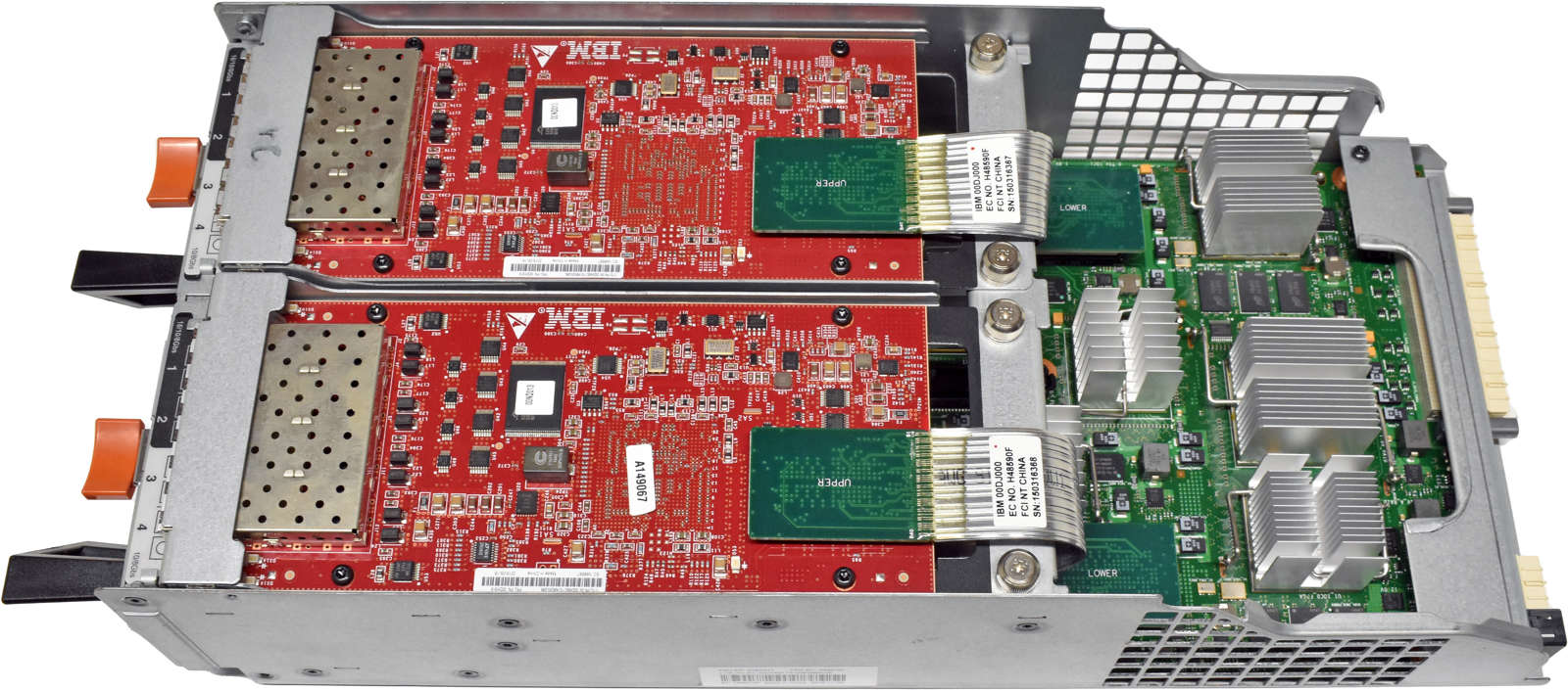 IBM-FlashSystem-V900-Network-Controller-Module-01E-004.jpg IBM FlashSystem V900 840 9000 Network Controller Module 01EK201 00DHXX7 2x 0DH919 8GB RAM