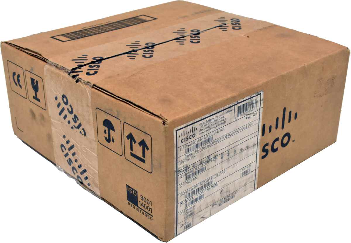 Cisco AIR-AP3802I-E-K9 5-GHz Access Point 802.11ac Dual Band no PSU NEW NEU