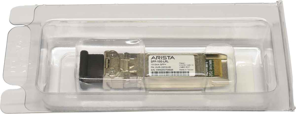 Arista Original GBIC SFP-10G-LRL 10Gbps SFP+ 1310nm 1km XVR-10010-20 Rev: B0 Neu Arista Original GBIC SFP-10G-LRL 10Gbps SFP+ 1310nm 1km XVR-10010-20 Rev: B0 Neu