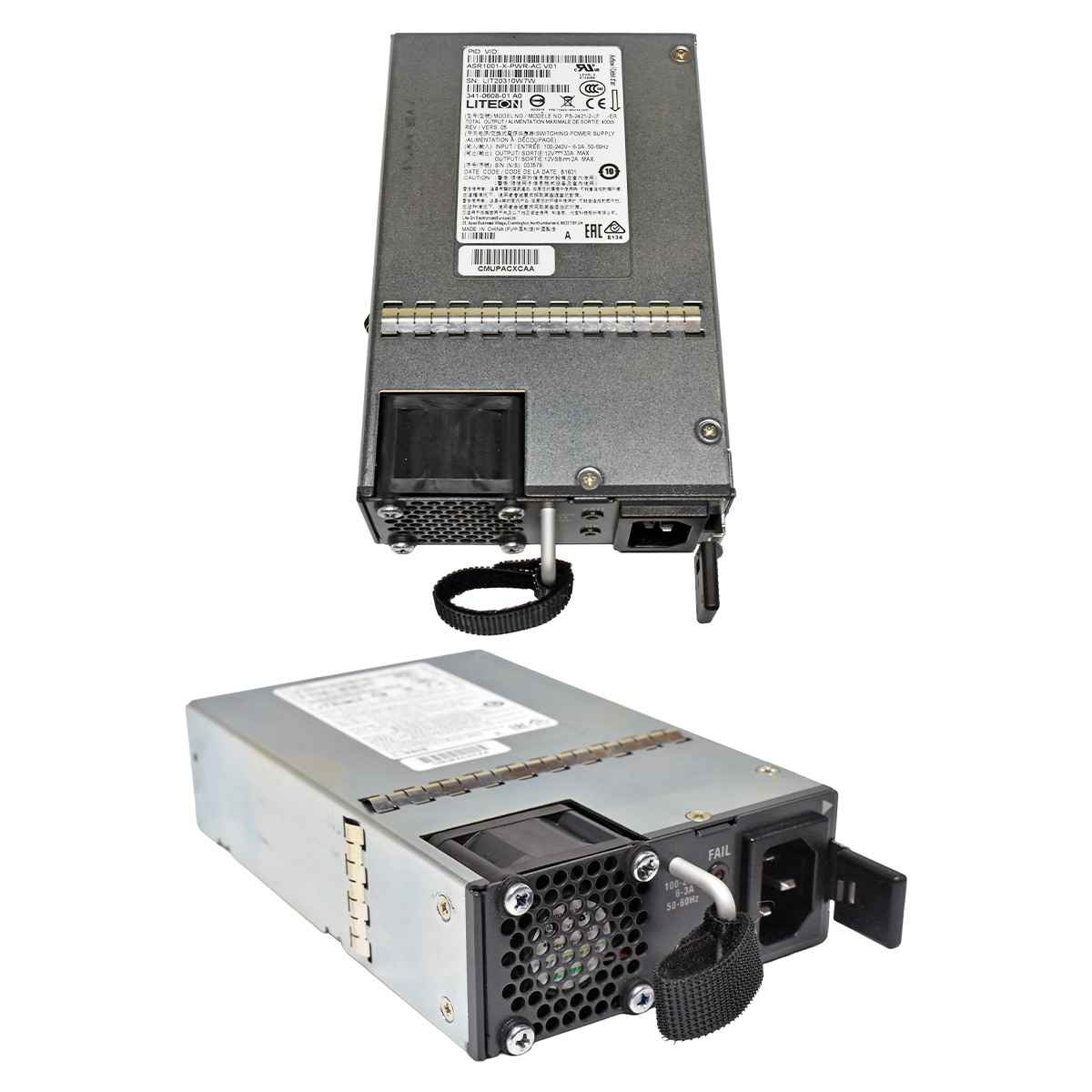 Cisco LiteOn PS-2421-2-LF 400W Power Supply ASR1001-X-PWR-AC 341-0608-01 Cisco LiteOn PS-2421-2-LF 400W Power Supply ASR1001-X-PWR-AC 341-0608-01