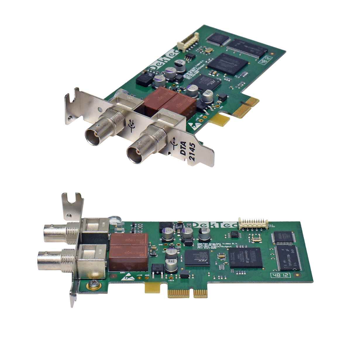 DekTec DTA-2145 ASI/SD-SDI input output with relay bypass for PCIe LP DekTec DTA-2145 ASI/SD-SDI input output with relay bypass for PCIe LP