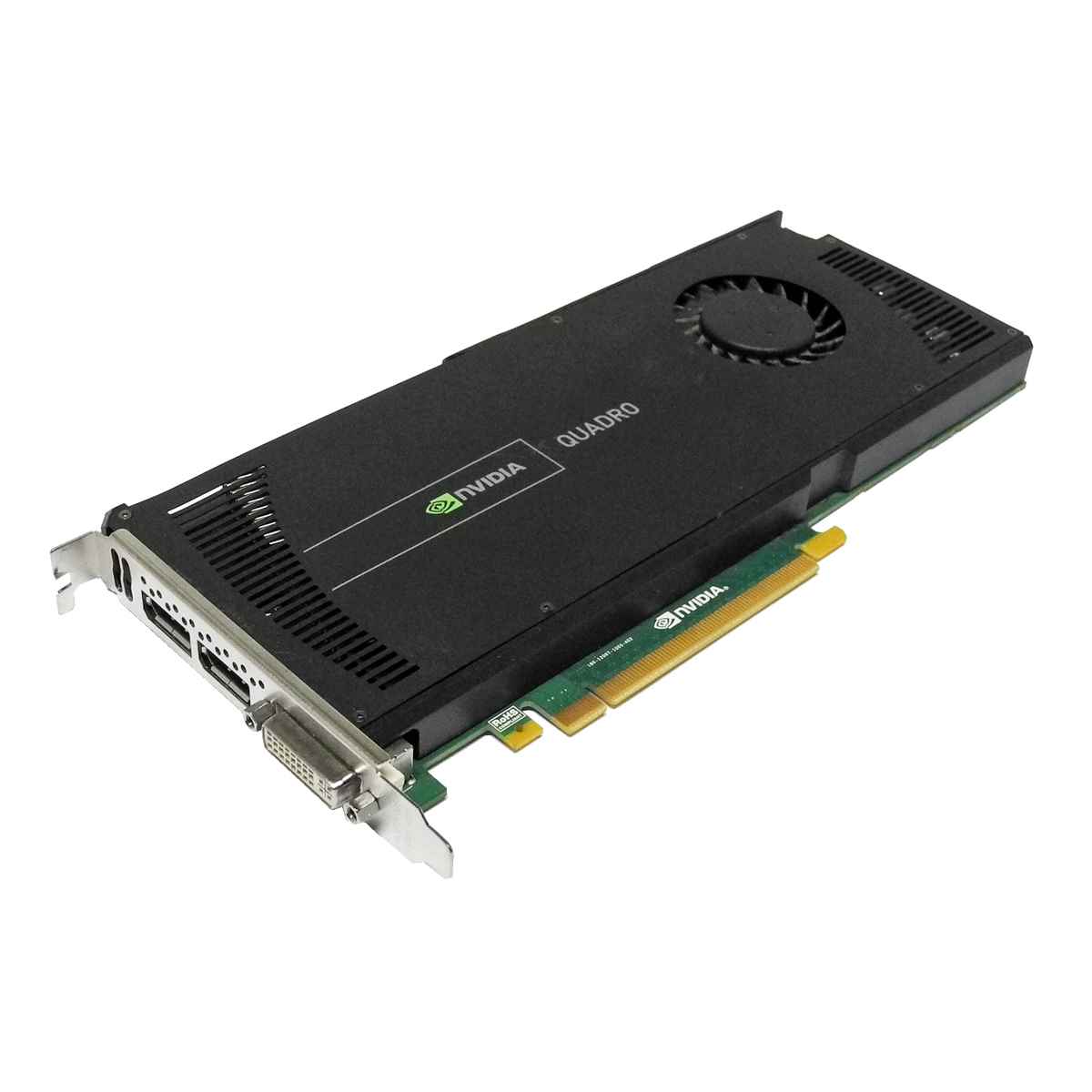 Dell NVIDIA QUADRO 4000 Grafikkarte GF100 GPU 2GB GDDR5 0731Y3 06WTYT HP 671137-001 608533-003 NVIDIA Quadro 4000 Graphics Card GF100 2GB GDDR5 PCIe 2.0 x16 DVI 2x DP FP