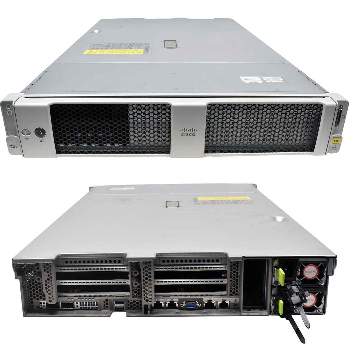 CISCO UCS C240 M5 no CPU 2x Kühler no PC4 10x SFF RAID M5 2U 2x Riser 1x40G QSFP+ MLOM