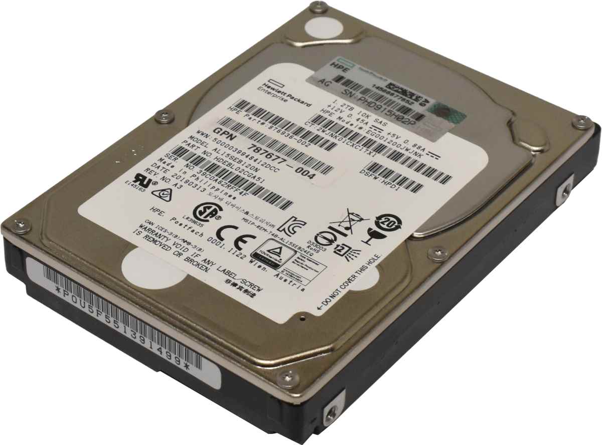 HP 1.2TB 2.5" 12G 10K SAS HDD Festplatte EG001200JWJNK 876936-002