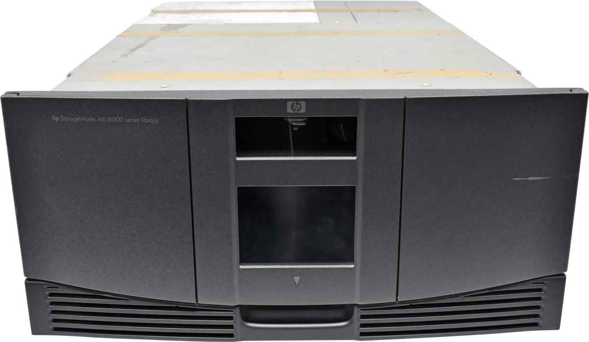 HP StorageWorks MSL6030 Tape Library + Rack Rail Kit + PSU no Tape Drives no Controller HP StorageWorks MSL6030 Tape Library + Rack Rail Kit + PSU no Tape Drives no Controller