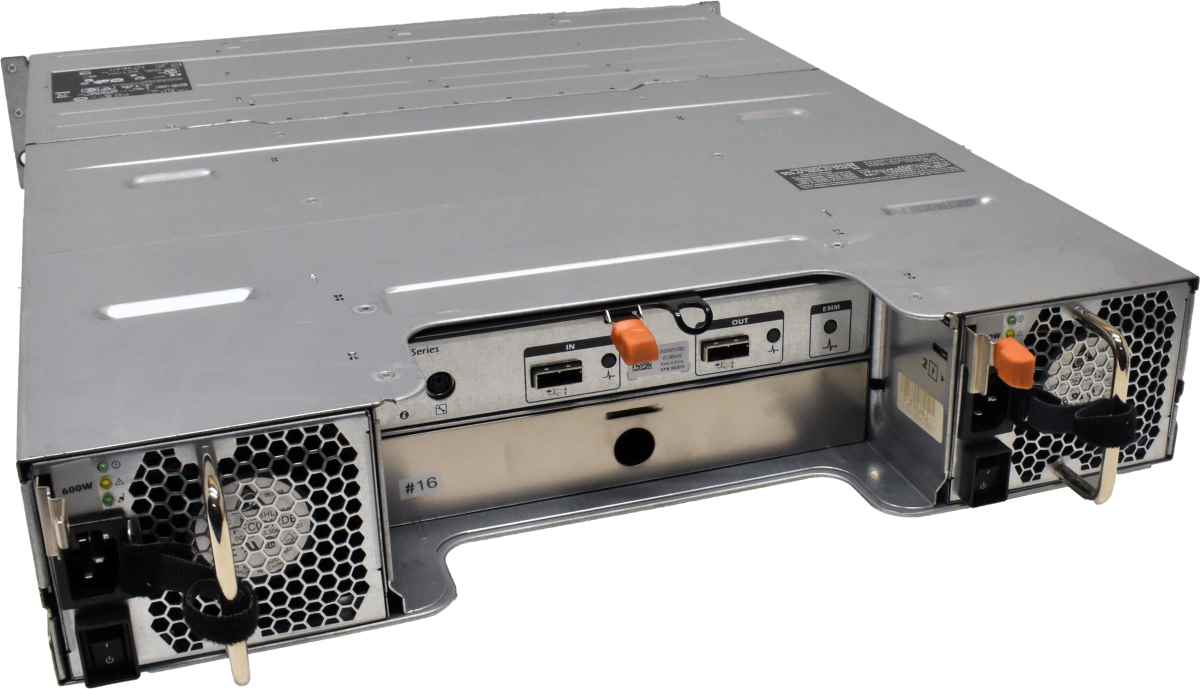 Dell PowerVault MD1200 2U 1x E01M001 6Gbps 2x PSU 12xBay 3.5 LFF Bezel ohne HDD Dell PowerVault MD1200 2U 1x E01M001 6Gbps 2x PSU 12xBay 3.5 LFF Bezel ohne HDD