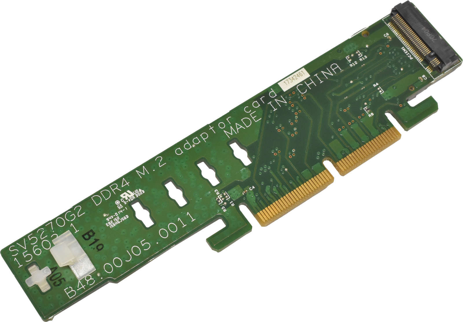 WIWYNN-SV5270G2-DDR4-M-2-Server-Adaptor-Card-B48-0-001.jpg WIWYNN SV5270G2 DDR4 M.2 Server Adaptor Card B48.00J05.0011 B91.00J10.0003 für Blade Server C1040