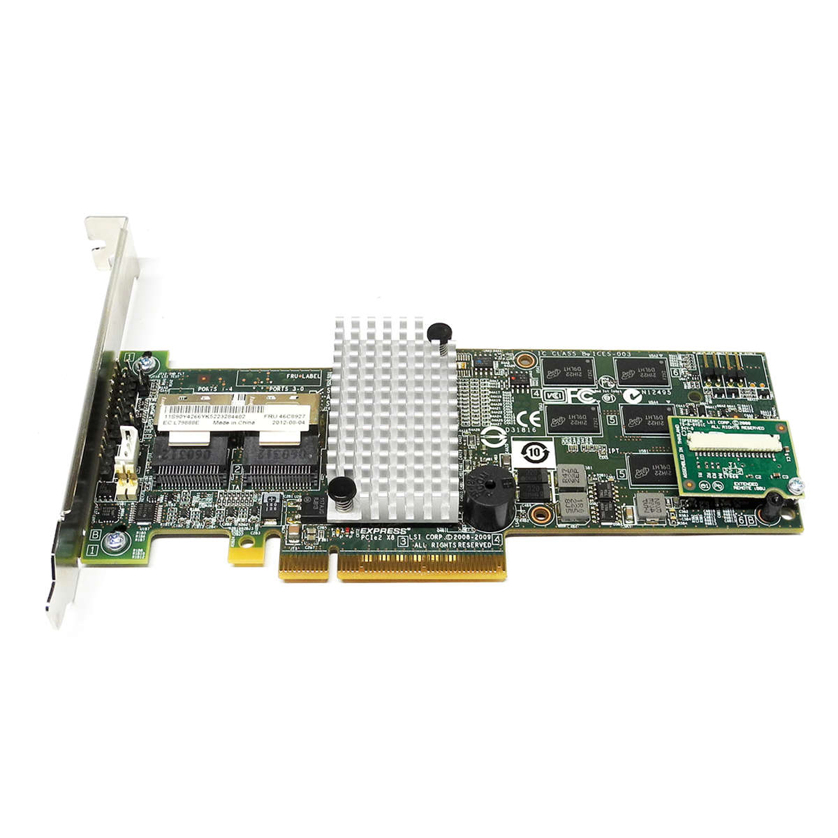 IBM-LSI-ServeRAID-M5014-8-CH-6-Gb-RAID-Controller-002.jpg IBM LSI ServeRAID M5014 8-CH 6 Gb RAID Controller 46C8929 FP