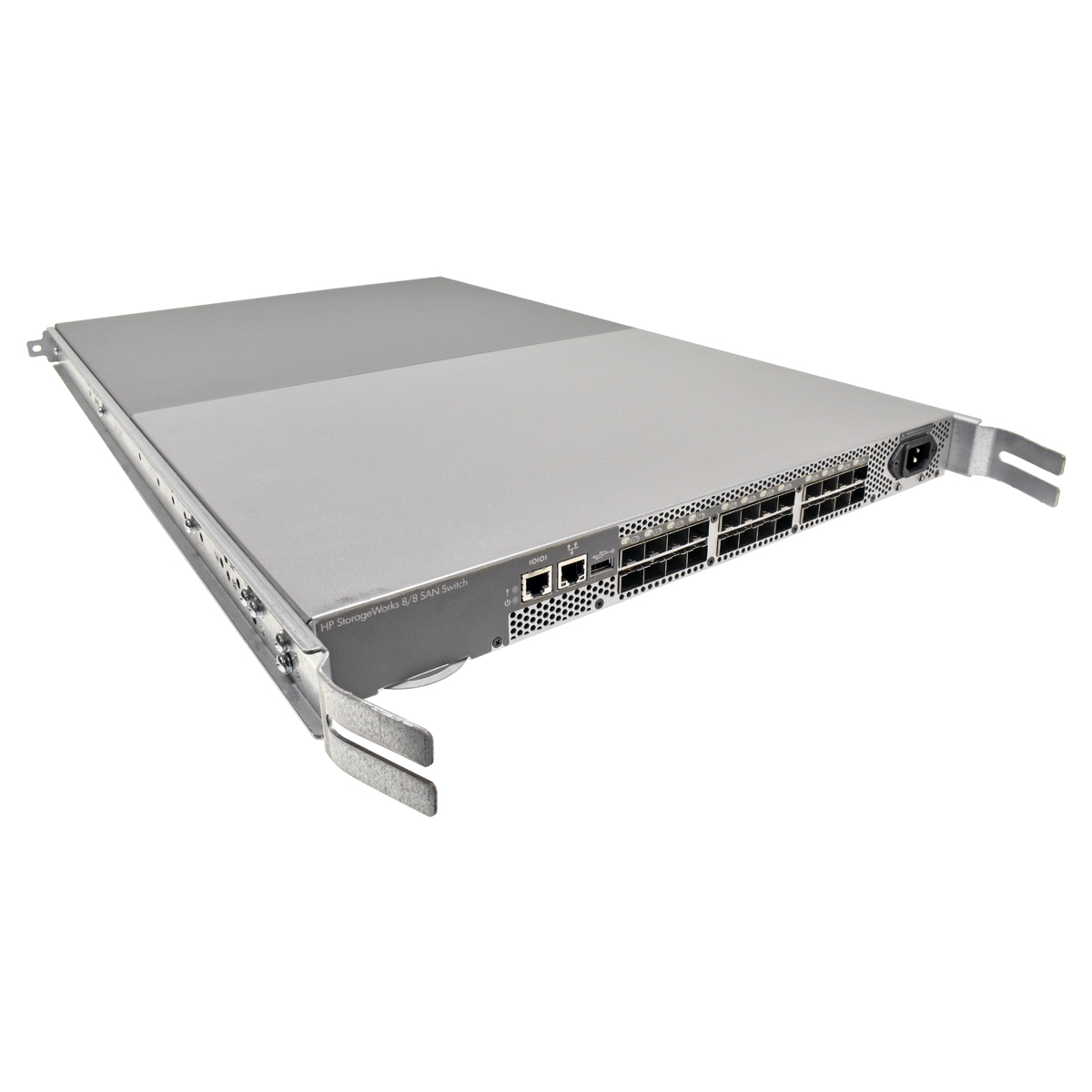 HP StorageWorks 8/8 SAN Switch HSTNM-N019 AM867A 8 aktive Ports + Plenum Modul + 2 mini GBICs HP StorageWorks 8/8 SAN Switch HSTNM-N019 AM867A 8 aktive Ports + Plenum Modul + 2 mini GBICs
