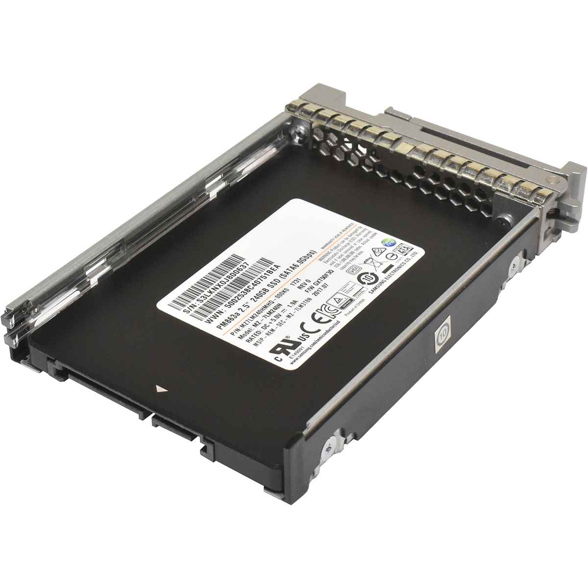 Samsung MZ-7LM240N 240GB 2.5" 6G SATA SSD MZ7LM240HMHQ-000K0 AIR-SD240GBKS4-EV mit Rahmen Samsung MZ-7LM240N 240GB 2.5" 6G SATA SSD MZ7LM240HMHQ-000K0 AIR-SD240GBKS4-EV mit Rahmen