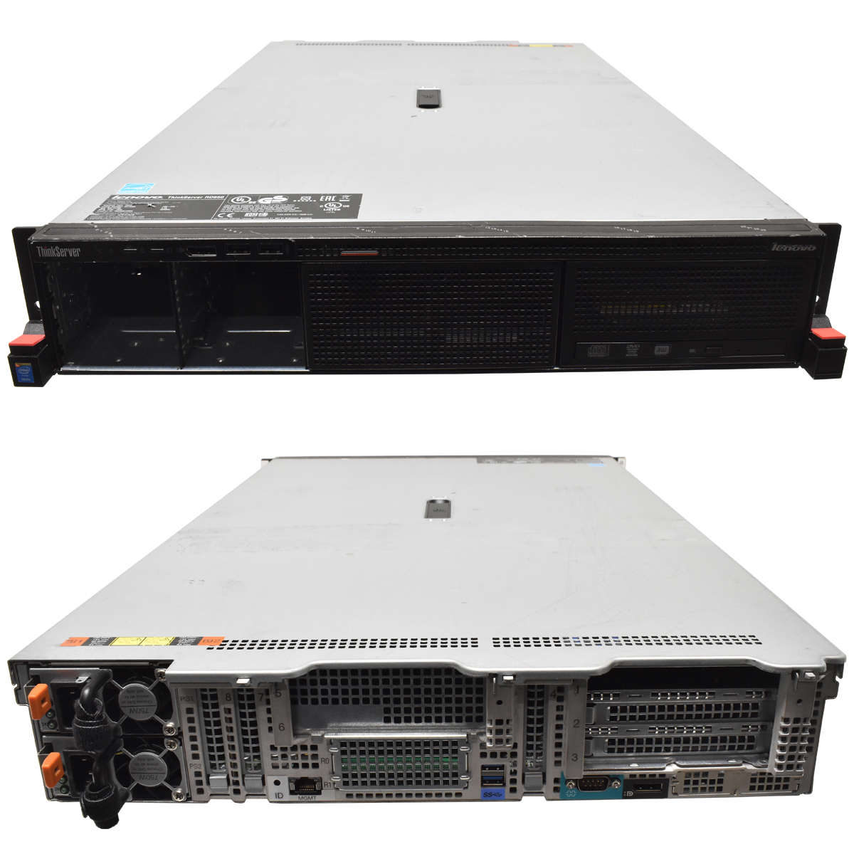 Lenovo-ThinkServer-RD650-Xeon-E5-2620-v3-6C-2-4-GH-001.jpg Lenovo ThinkServer RD650 Xeon E5-2620 v3 6C 2.4 GHz 32GB PC4 8x SFF 2U 19 Zoll