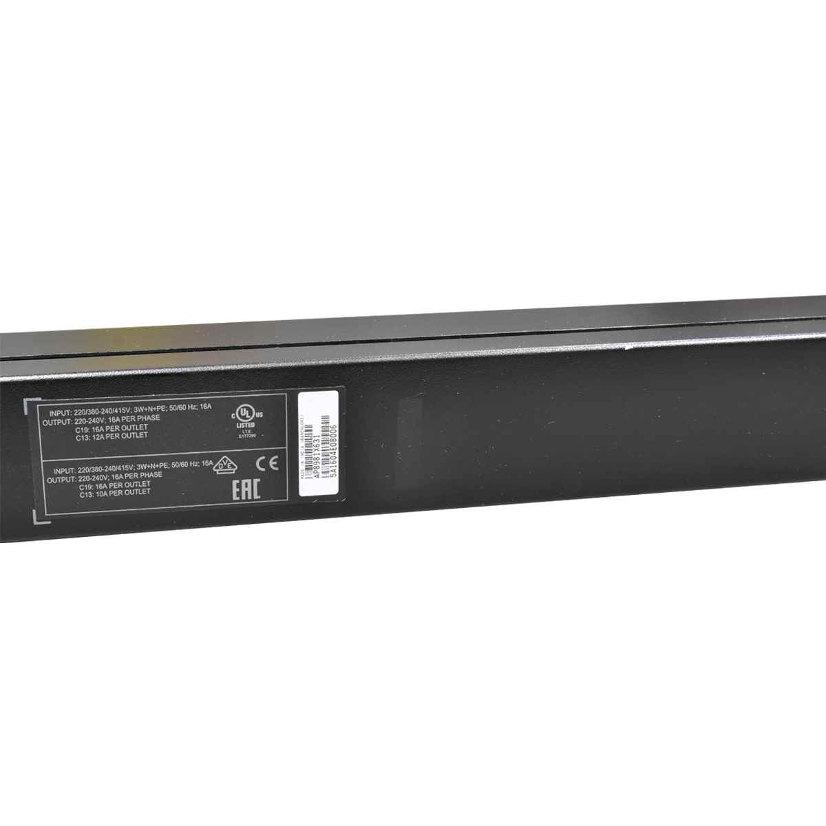 APC AP8981X631 Rack PDU 2G Switched 3-Phasen Null HE 11 kW 16A 230V 21x C13 3x C19 APC AP8981X631 Rack PDU 2G Switched 3-Phasen Null HE 11 kW 16A 230V 21x C13 3x C19
