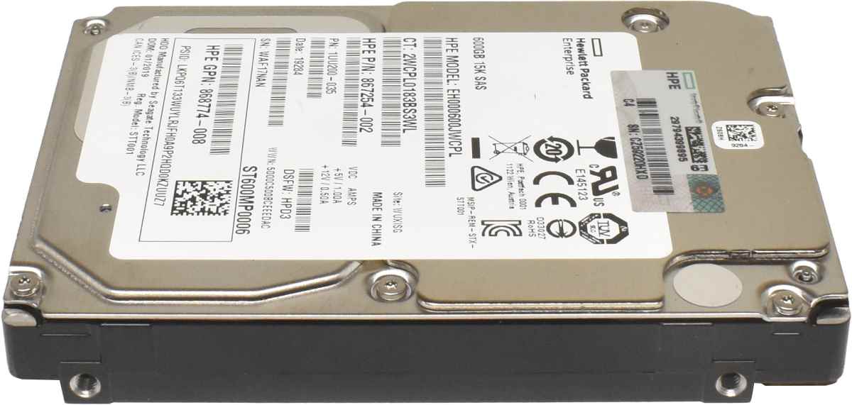 HP Seagate 600GB 2.5" 15K 12G SAS HDD Festplatte EH000600JWCPL ST600MP0006