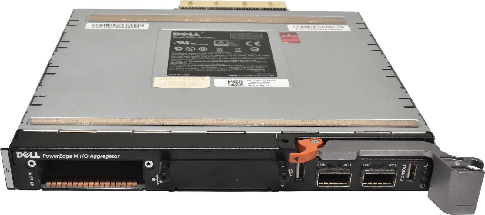 Dell PowerEdge M I/O Aggregator DF10MXL 0WKCFR 0T4W4R 0PK95J 01C01H 0V554H 07N58N TC3V1 for M1000E