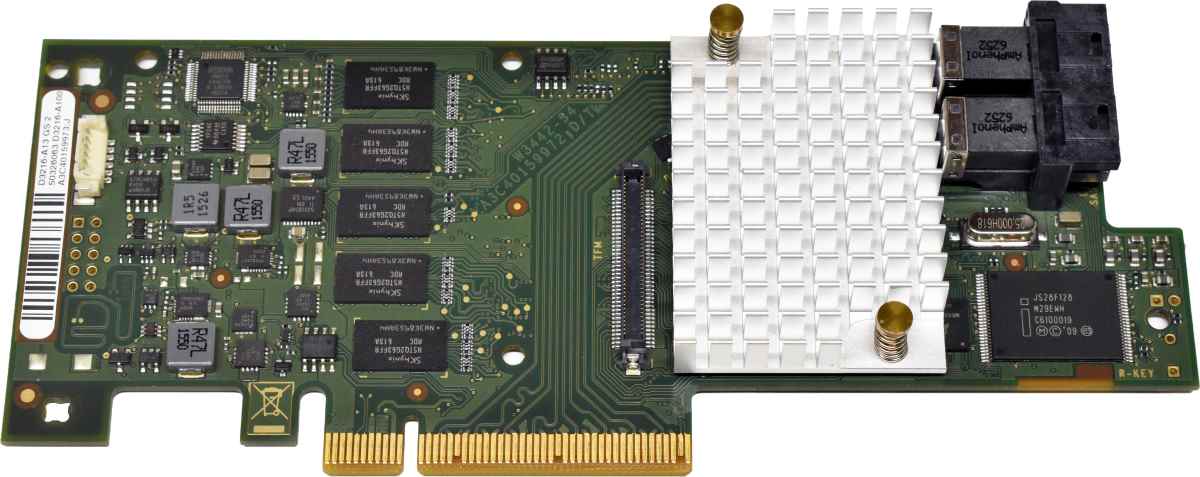 Fujitsu D3216-A13 GS2 LSI MR 9361-8i 12G PCle x8 RAID Controller 1x SAS Cable no bracket