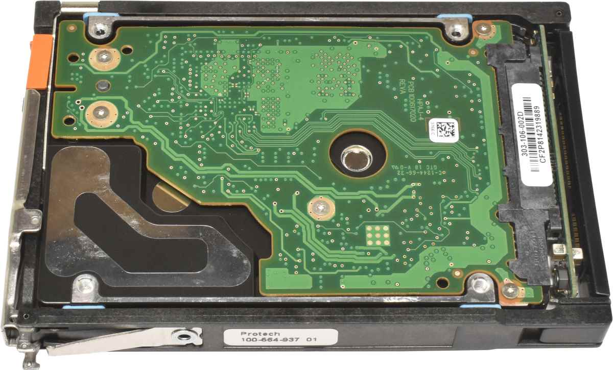 EMC Seagate 600GB 2.5" 10K 6G SAS HDD Festplatte ST9600205SS 9TG066-431 mit EMC Rahmen