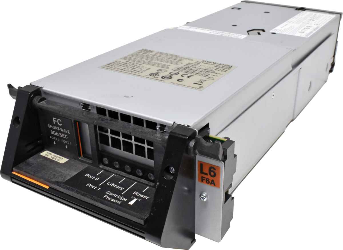IBM 3588-F6A LTO Ultrium 6 LTO-6 FH 35P2776 39U3420 2x 8G FC Tape Drive +Caddy for 3584 IBM System Storage TS3500 IBM 3588-F6A LTO Ultrium 6 LTO-6 FH 35P2776 39U3420 2x 8G FC Tape Drive +Caddy for 3584 IBM System Storage TS3500
