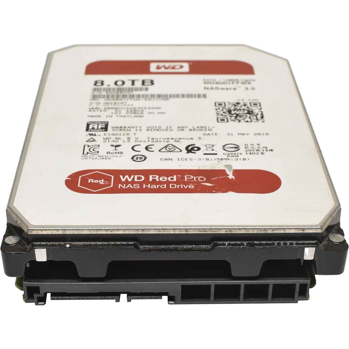 WD Red Pro 3.5" HDD Festplatte 8TB 7.2K 6G SATA WD8001FFWX 2W10107 WD Red Pro 3.5" HDD Festplatte 8TB 7.2K 6G SATA WD8001FFWX 2W10107