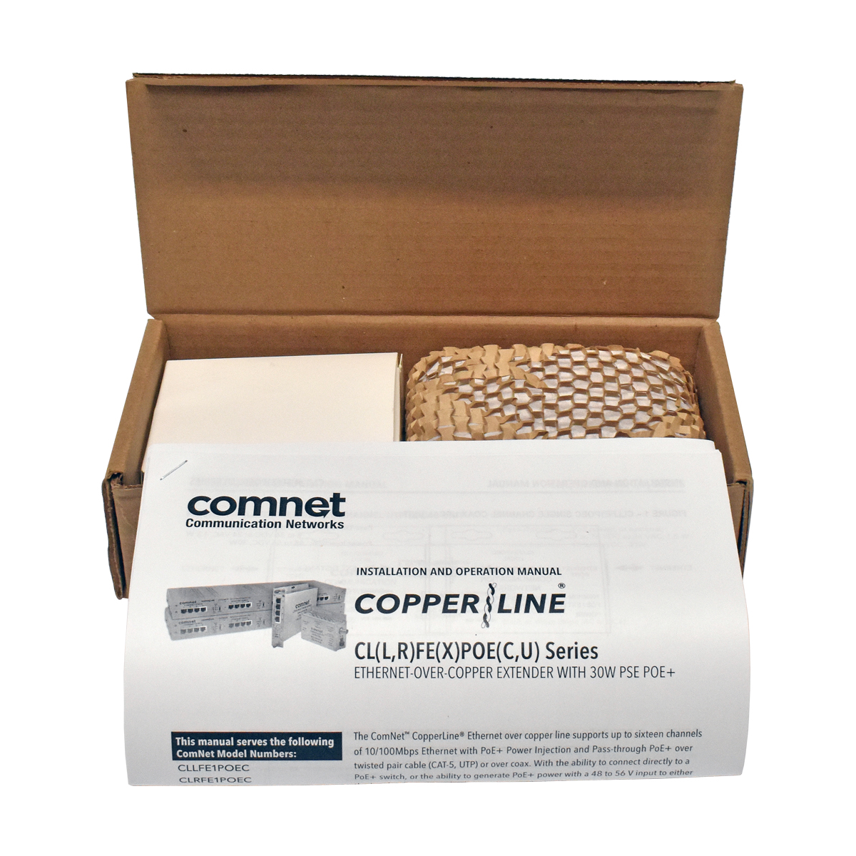 Comnet CLRFE1POEC Remote Single Channel Ethernet over Coax + 30W PSE PoE+ NEW NEU Comnet CLRFE1POEC Remote Single Channel Ethernet over Coax + 30W PSE PoE+ NEW NEU