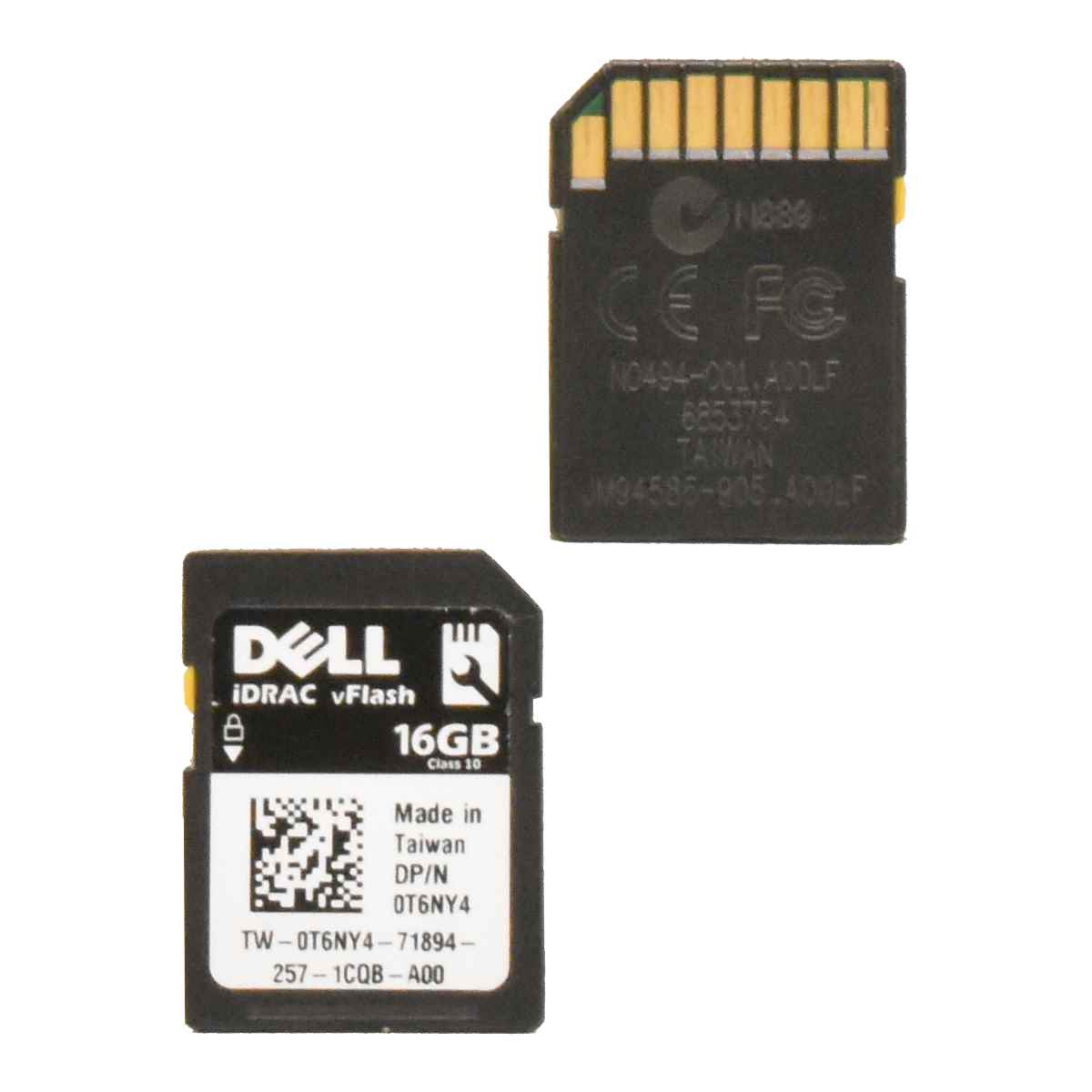 Dell iDRAC vFlash 16GB SD Card Dell PowerEdge TW-0T6NY4-71894-257 T6NY4 Dell iDRAC vFlash 16GB SD Card Dell PowerEdge TW-0T6NY4-71894-257 T6NY4