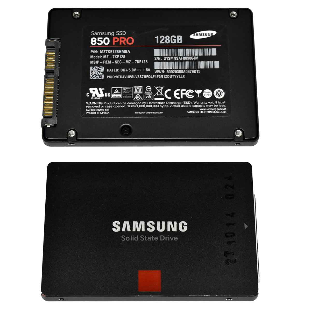 Samsung 850 PRO 128GB MZ7KE128HMGA MZ-7KE128 2.5" 7mm 6G SATA SSD