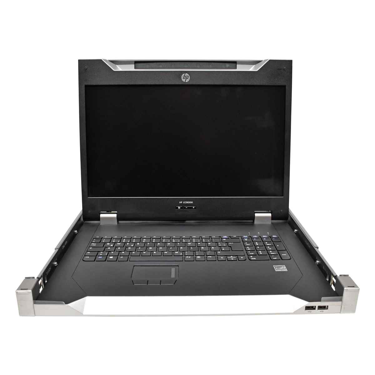 HP LCD8500 18,5" KVM Console 741492-001 AF630A + PSU + Rail Kit HP LCD8500 18,5" KVM Console 741492-001 AF630A + PSU + Rail Kit