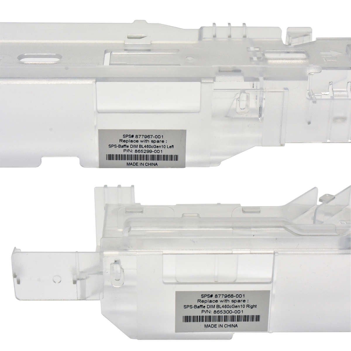 HP-ProLiant-BL460c-G10-Baffle-DIM-Left-Right-87796-002.jpg HP ProLiant BL460c G10 Baffle DIM Left + Right 877967-001 865299-001 877968-001 865300-001