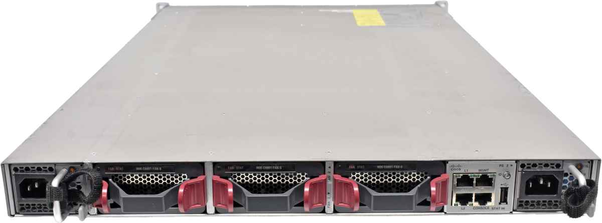 Cisco Nexus bent housing N5K-C5672UP 48-Port 10G SFP+ Switch 16-Port Unified + 6 Ports 40G QSFP+ red FANs